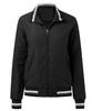 Leichte bunte Baseballjacke für Damen, lässige Herbst-Oberbekleidung mit Taschen