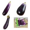 2pcs Lightweight Foam Eggplants Artificial Eggplants Simulated Vegetable Simulation Aubergines Accessory Home Decor