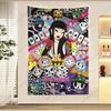 Kawaii Anime Tapestry TTokidoki Large Printed Wall Tapestries Flags Cute Room Decoration Background Cloth Teens Room Home Decor