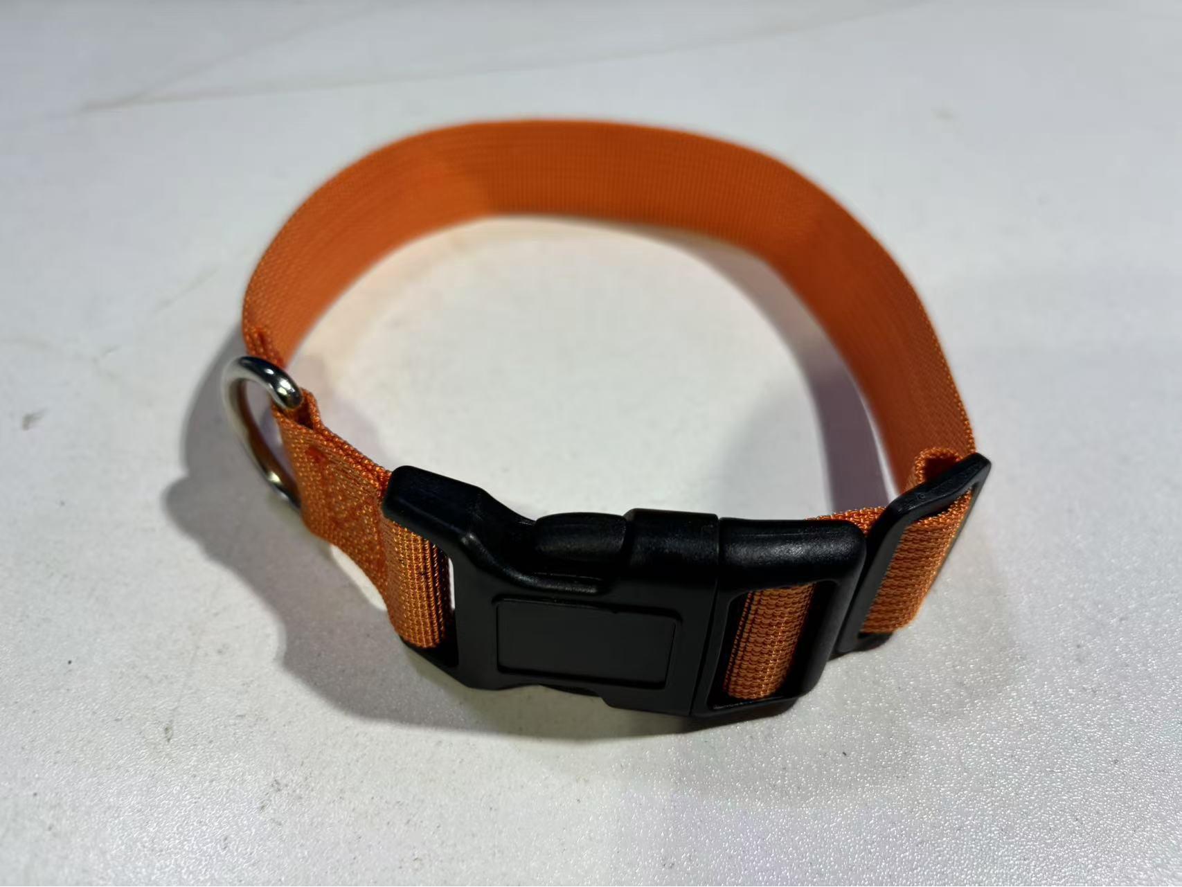 

Нейлоновый комплект ошейника и поводка для собак и кошек, средних и крупных пород, тедди/золотистый ретривер, прочный нашейник для питомца. S (Neck: 30-40 cm) оранжевый