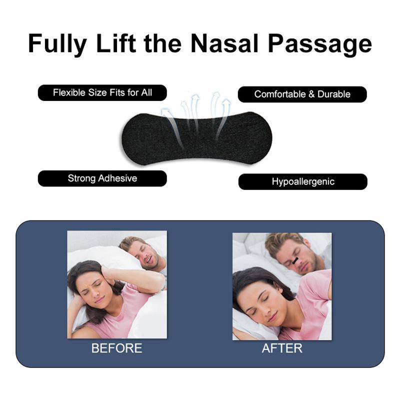100/50/30/10Pcs Nasal Strips Portable Breathing Nose Patch Right Way Stop Snoring Sleeping Aid Device Easier Breath All Night