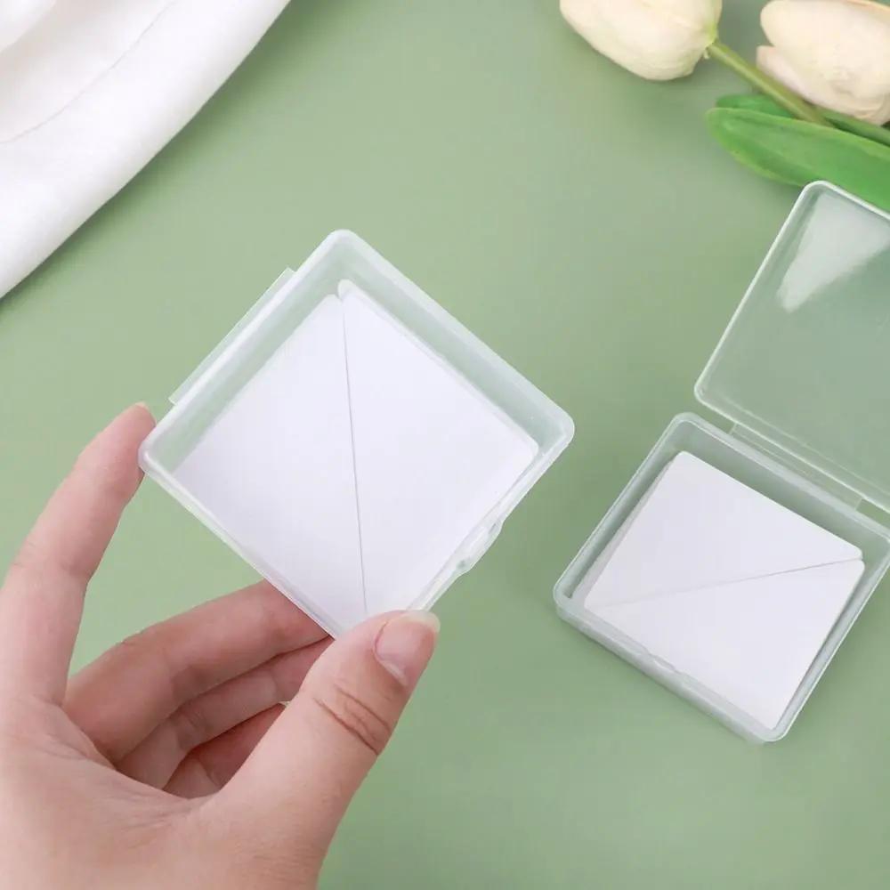 

50PCS shirt collar shaping stickers Triangular collar braces without curling edges fixers білий