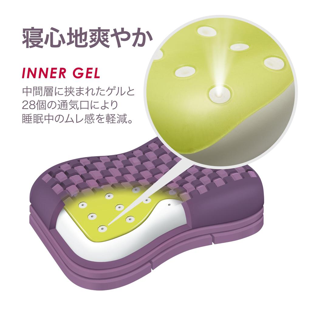 [Campaign Eligible] [Includes Original Sticky Notes] Nishikawa Air 4D Pillow. This Height-adjustable Conditioning Pillow Features a Special 4D