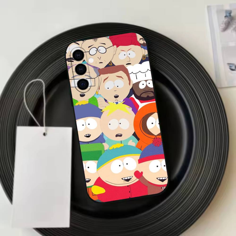 Funny South Park C-Cartoon Phone Case For Samsung Galaxy A73,A72,A71,A70,A53,A52,A51,Others Soft Black Cover
