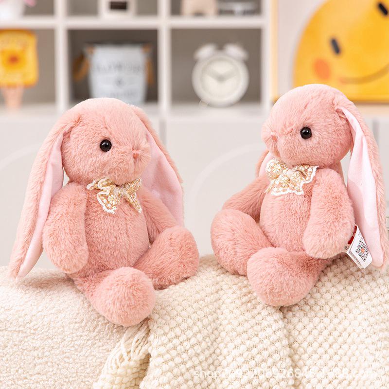 Adorable Lop-eared Rabbit Plush Toy Doll - Cartoon Comfort Pillow for Kids