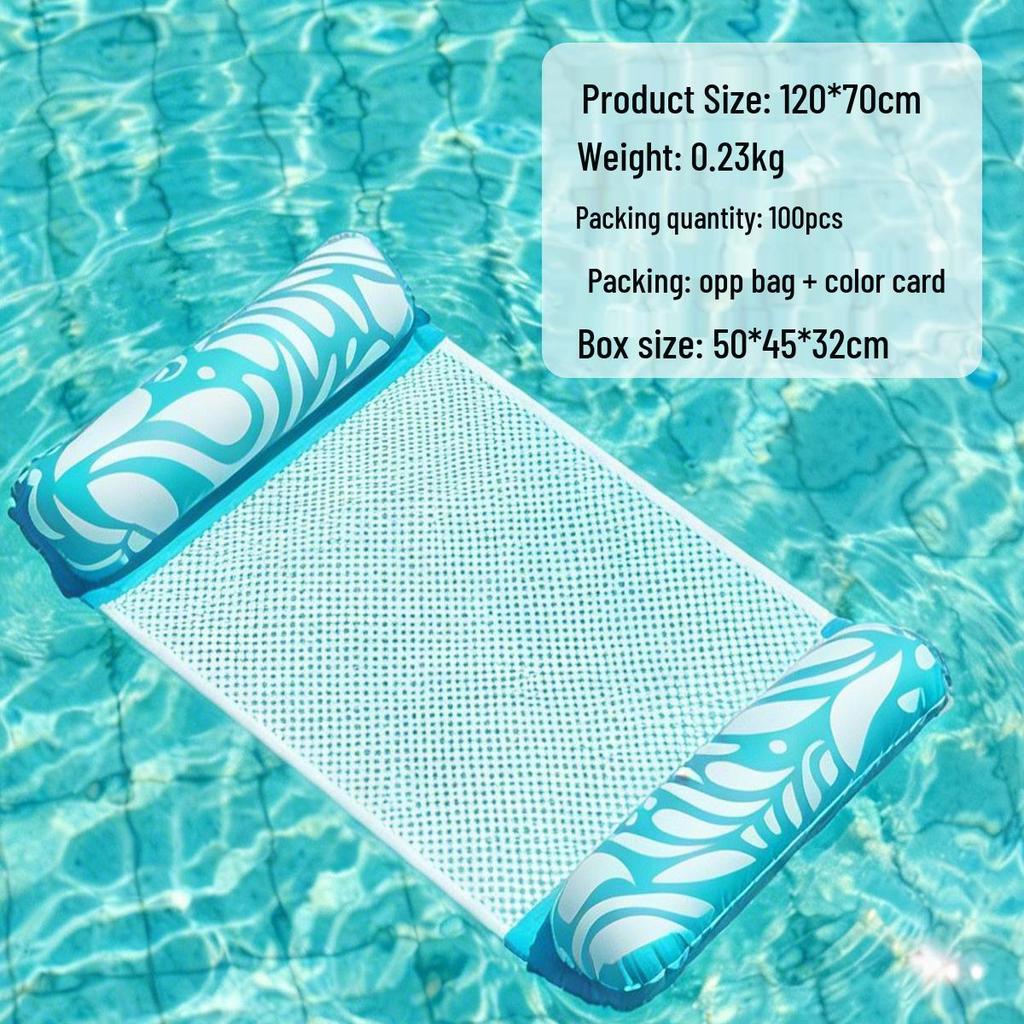 Z 4-Tube Inflatable Raft: Foldable Outdoor Lounge Chair & Water Hammock