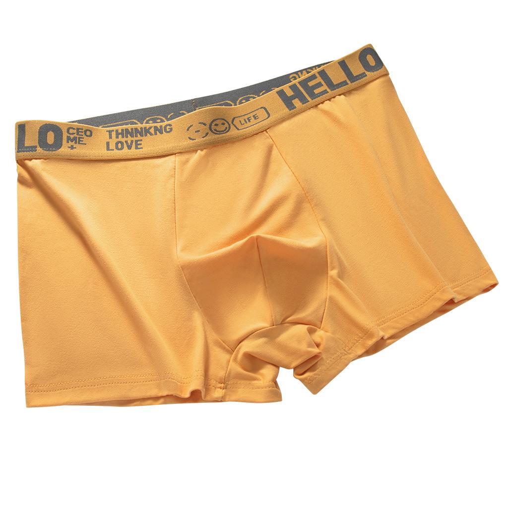 Men's Plus Size Mid-Rise Cotton Boxer Briefs - Antibacterial, Breathable, Comfortable