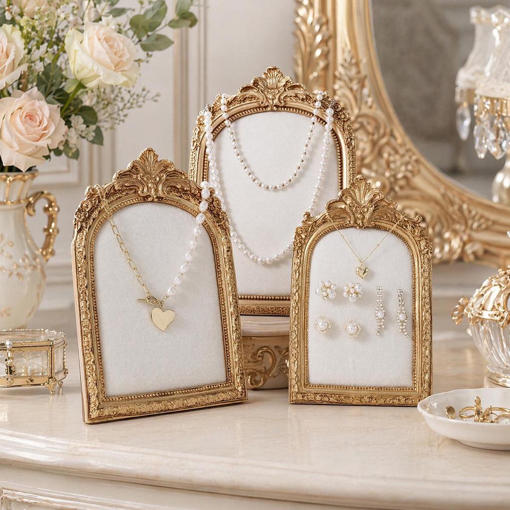Resin Photo Frame Jewelry Display and Storage Stand