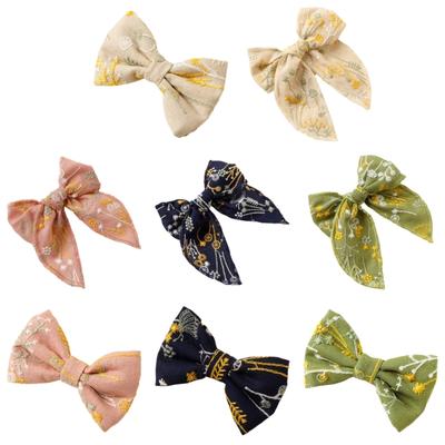 Delicate Bows Hair Clip 2000s Trend Side Clip Bows Bowtie Barrette Bowknot Cottagecore Sweet Photo Props