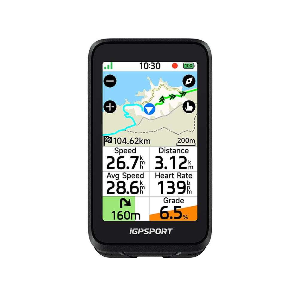 iGPSPORT BiNavi Air Touch-screen GPS Bike Computer Lightweight Bike Navigator 3.0in Colorful Display Bicycle Accessories