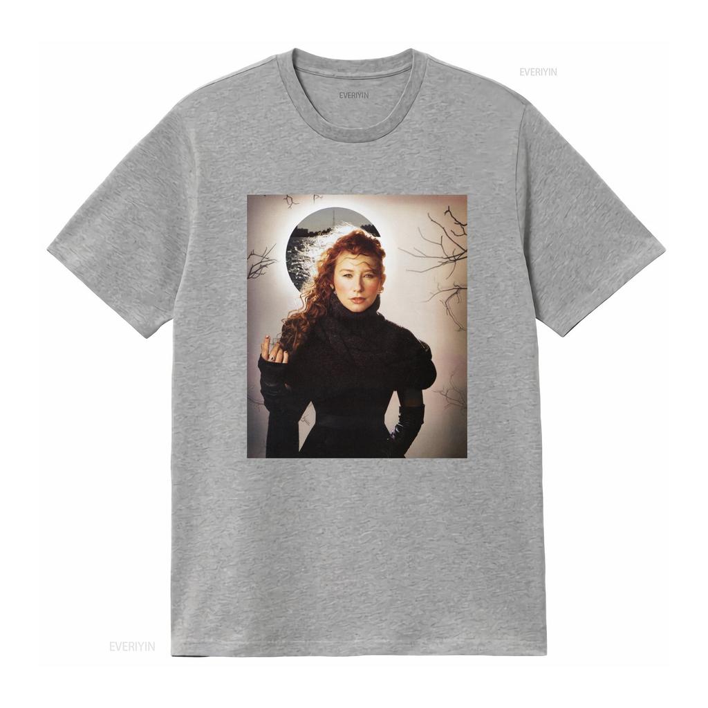 Tori Amos T Shirt Vintage Washed Slightly Casual Top For Everyday Wear Graphic Unisex Comfortable Fashion Designer Clothes