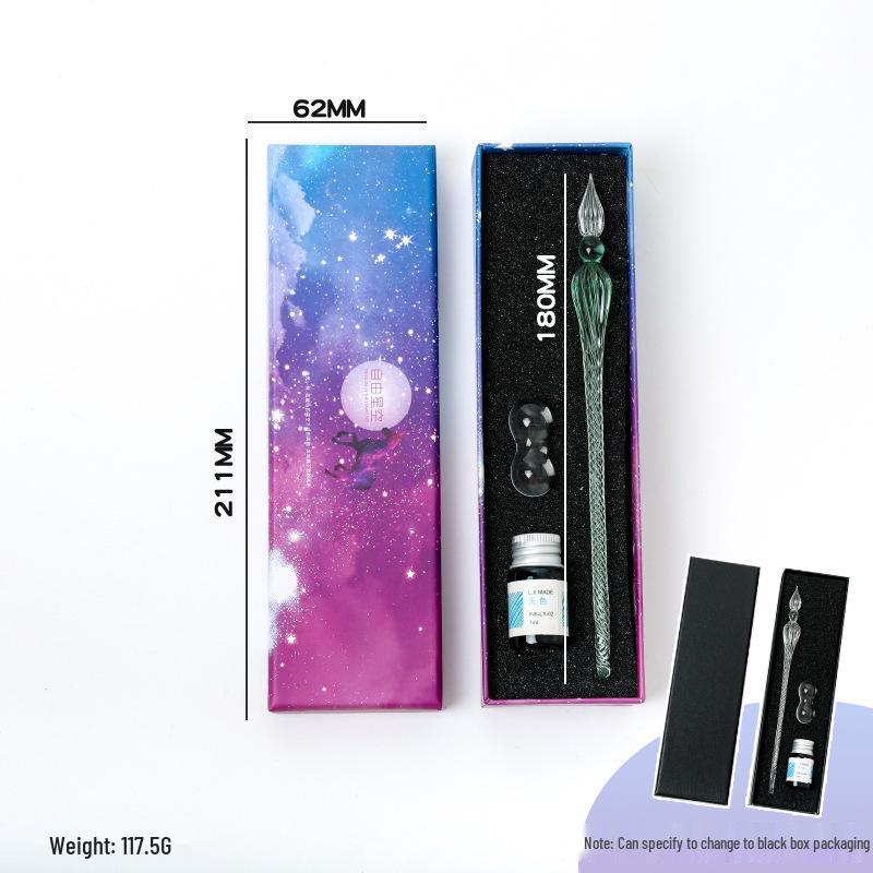 

Набір кришталевих ручок з градієнтом «Зоряне небо» - Подарунок для студентів та бізнесу