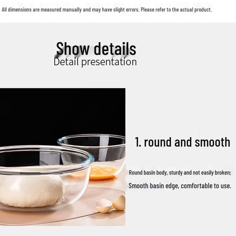 Chubang High-Temperature Glass Mixing Bowls