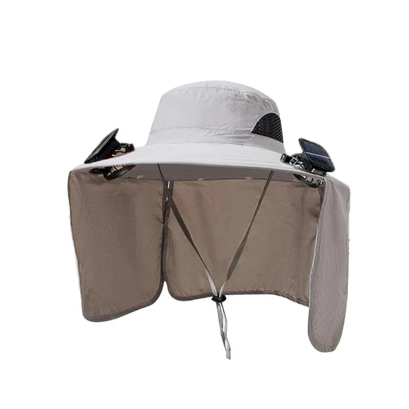 Hat Large Shawl Sunscreen Neck Protection Brim Sun Outdoor Leisure Mountaineering Fish Cap Men Waterproof Fisherman Big Amagi