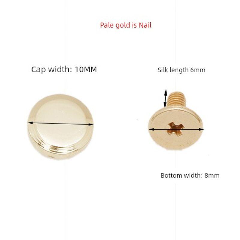 

Lash Rivet Cross Screw Matching Luggage Accessories 6mm light gold cross rivet 10