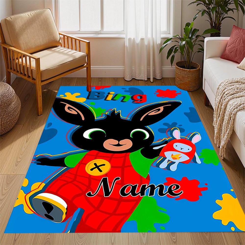 Friends Adventure Customize Your Name Floor Mat Design for Living Rooms Balcony Playrooms Kitchen Antislip Carpet Anime Office Decor Spiritual Gift