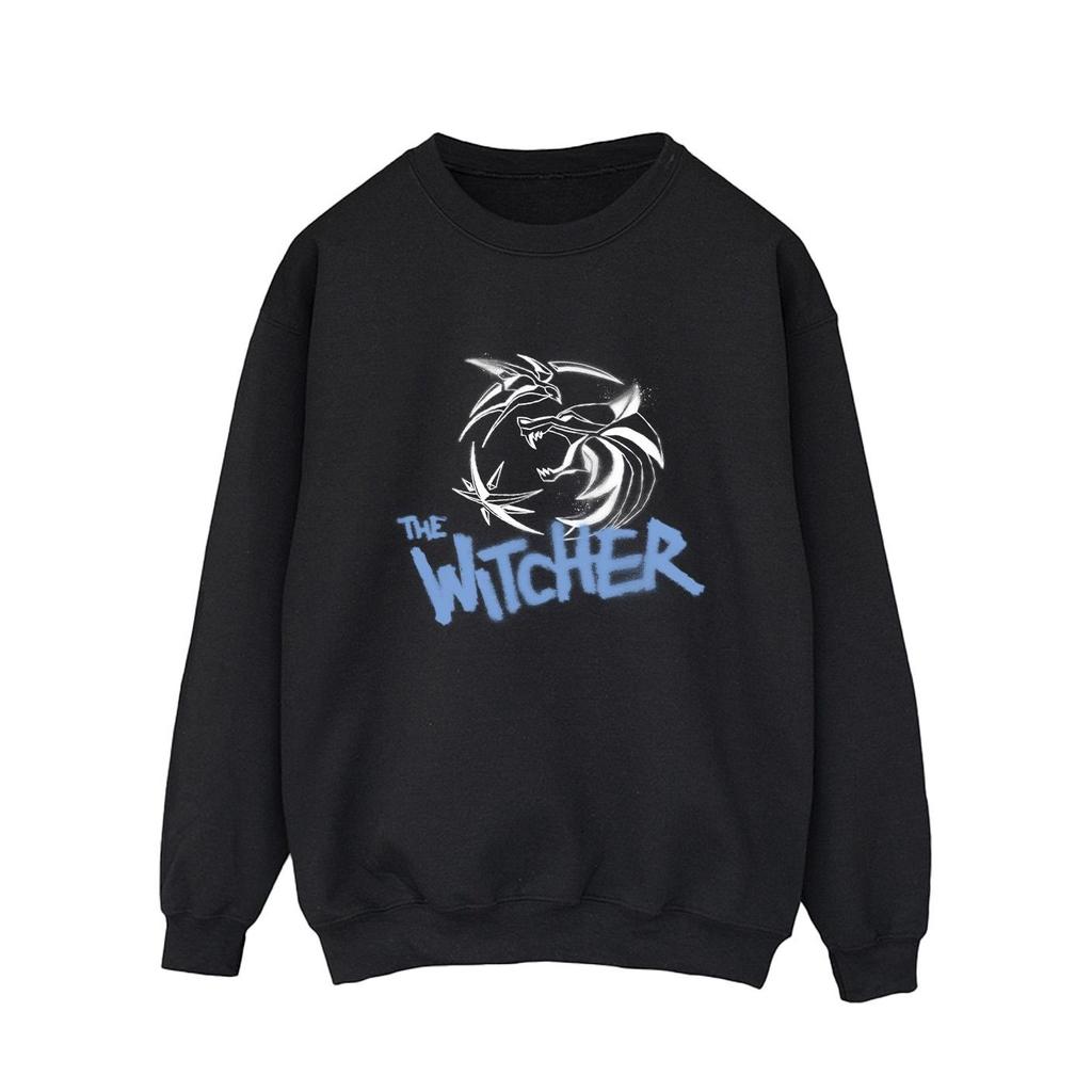 Netflix Mens The Witcher Spray Logo Sweatshirt