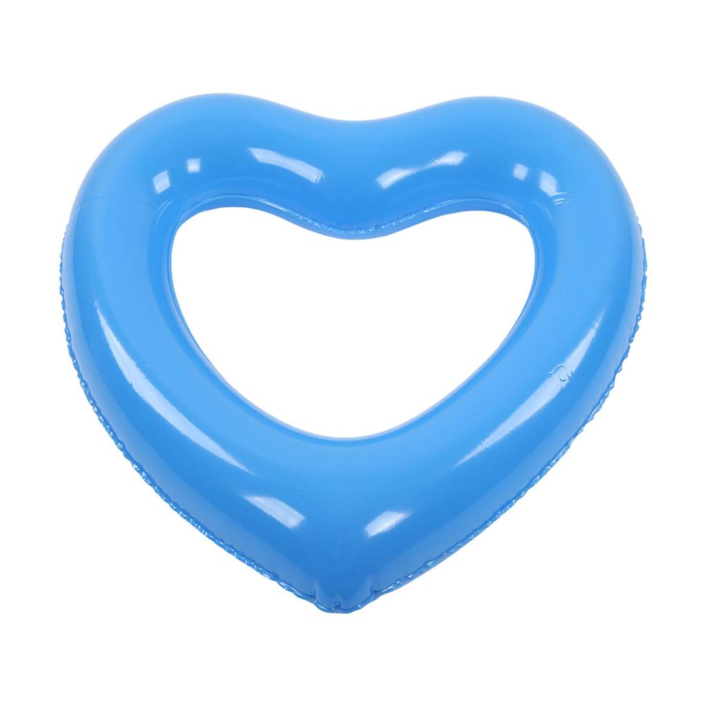 Heart Shaped Swimming Circle 45cm Thick Tear Resistant PVC Material Inflatable Pool Float Rings for Pool Party Beaches