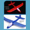 Large Foam Glider with LED Lights EPP Hand Throw Airplane Toy for Kids Outdoor Flying Toy for Boys Girls Crash-Resistant Outdoor Play Gift for