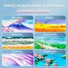 Beginners Soft Oil Pastel for Drawing Coloring Blending Pigment Crayons Chalk 16/24/36/48 Colors Painting School Art Supplies