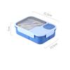 Lunchbox für Kinder, mikrowellengeeignet, Bento-Box mit Geschirr, Snackbox für die Schule, tragbare Lunchbox, Vorratsbehälter für Lebensmittel