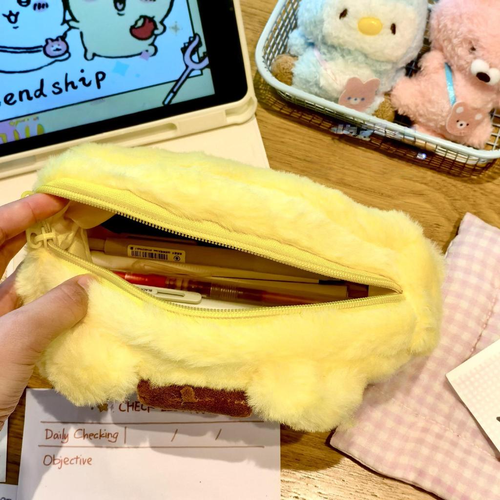Cartoon Cute Chiikawa Plush Storage Bag Fit Cute Kawaii Large Capacity Beauty Toiletry Makeup Pencil Casegirl Heart Birthday Gift