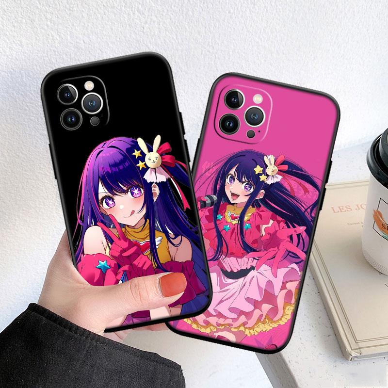 LO79 Oshi No Ko Ai Hoshino Soft Shell Phone Case for Xiaomi Xiaomi Poco M4 M5 M6 M7 X3 X6 X7 F8 Ultra Pro GT NFC