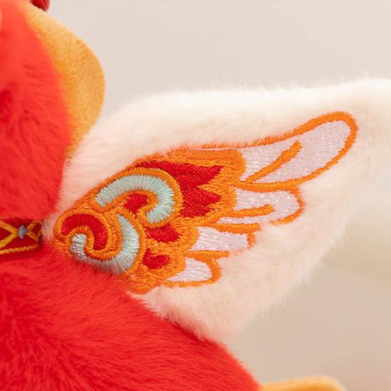 Horse Plush Doll Keychain Year of The Horse Zodiac Ornament Hanging Plushie for Car Bag Chinese New Year Gift Auspicious Symbol Blessings