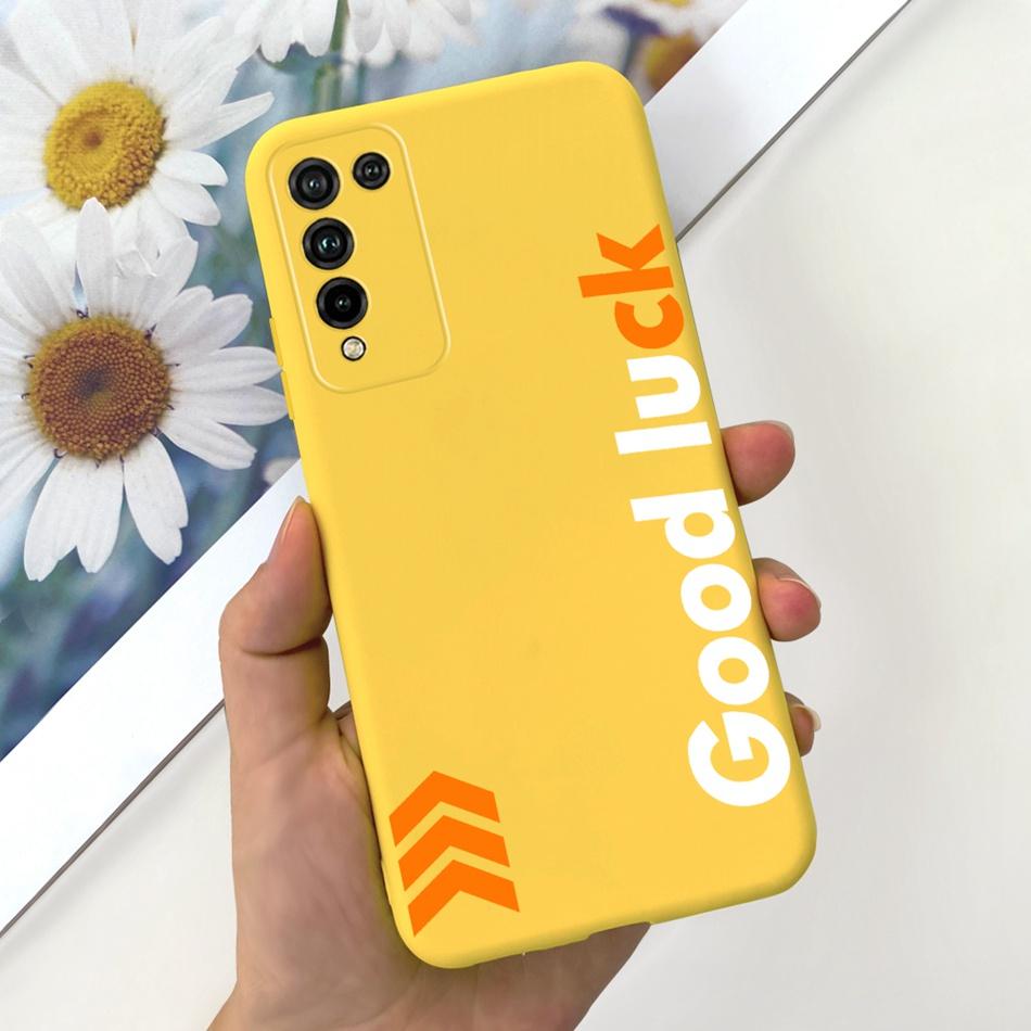 For Honor 10X Lite Phone Case Honor 10Xlite DNN-LX9 Fashion Moon Design Soft Silicon Shockproof Protective Cover Bumper