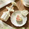 Lotuses Rabbit Moon Cake Molds 50G Manual Press Set, Plastic Pastry Shaping Tool for Pattern Dessert, Home Baking, and DIY Pastry Projects