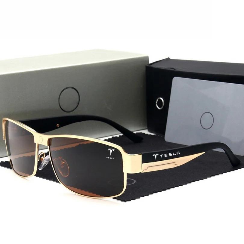 Occhiali da Sole di Alta Gamma Lusso Moda Auto Uomo Donna Occhialini Casual Per Tesla Cybertruck Roadster Model 3 Model Y Model S Model X