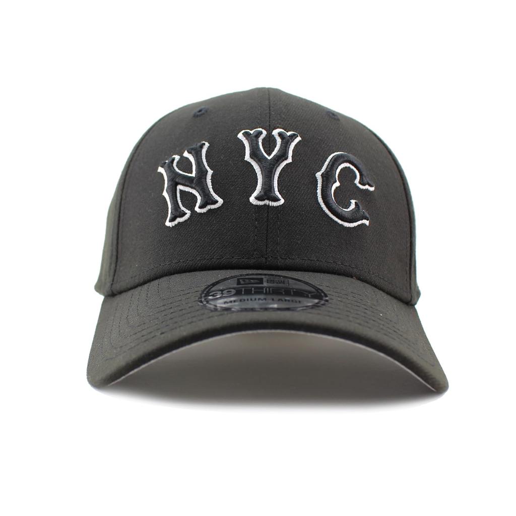 City Connect New Era Cap 39THIRTY New York Mets MLB CITY CONNECT ALT-2 FLEX FIT CAP BLACK WHITE NEW ERA NEW YORK METS Hat 3930 Stretch Size SM [Used]