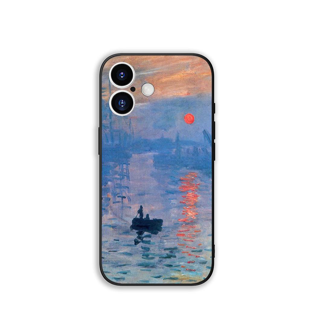 Pour Samsung Galaxy A36 A17 A26 A07 A35 A54 A53 A13 A33 A34 S8 S20 S21 FE S10 Plus Coque Claude Monet Impressionnisme Nénuphar Chat