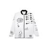 Nike Nathan Bell Graffiti Print Multi-Hook Logo Sports Jacket Men Outerwear White AJ7760-133