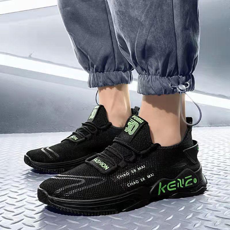 Herren-Sportschuhe, Fly Woven Casual Schuhe, Atmungsaktive Mesh-Stoffschuhe