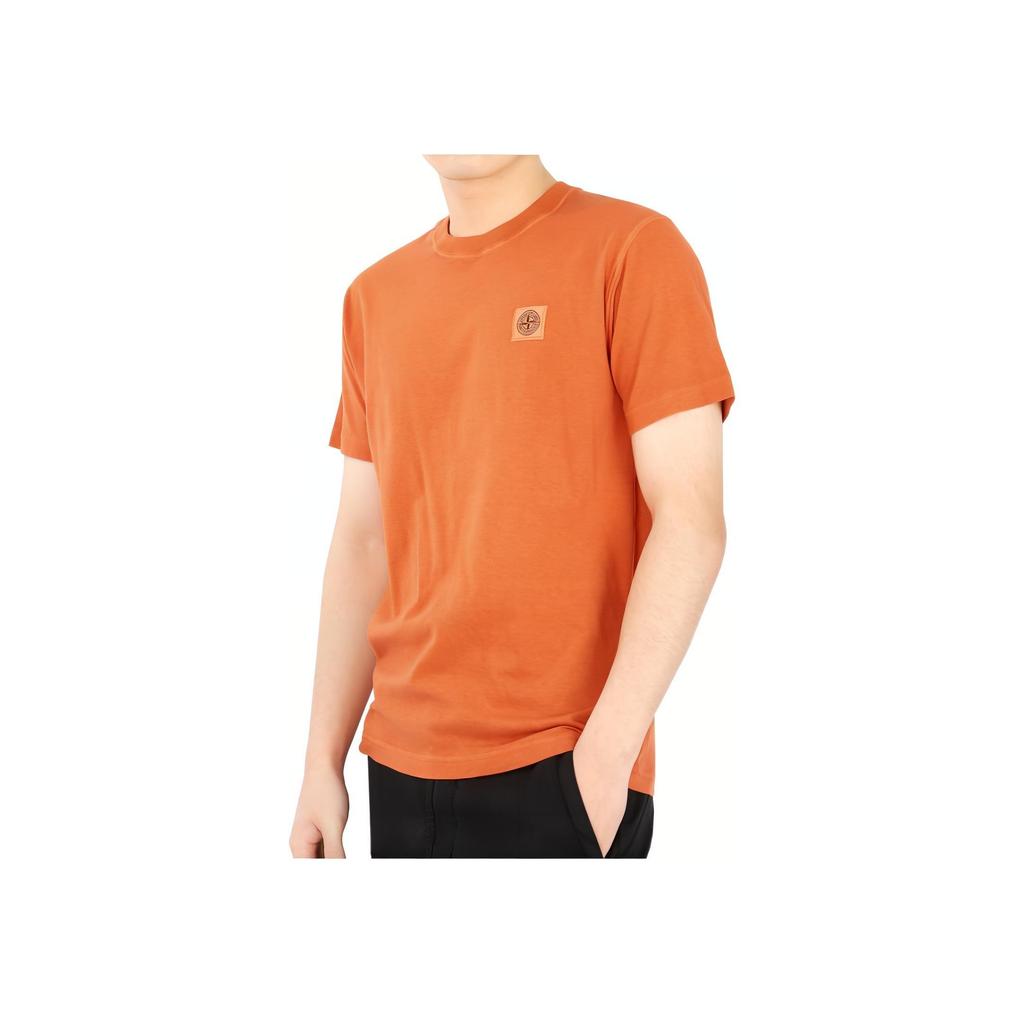 STONE ISLAND T-Shirt Sienna Uomo Top Arancione 101523757-V0173