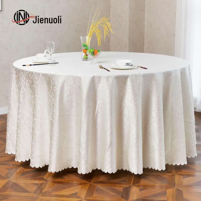 JNL Thickened Jacquard Hotel Tablecloth Square 1.2m x 1.6m