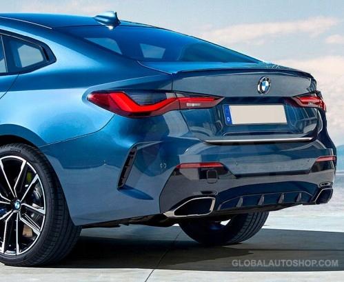 Bmw 4 G22 Coupe 2020+ Chrome Strip On Chrome Trunk Lid