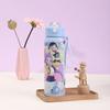 Straw Cup Children's Cute Cartoon Bouncing Cup with Lifting Rope Large Capacity Plastic Cup