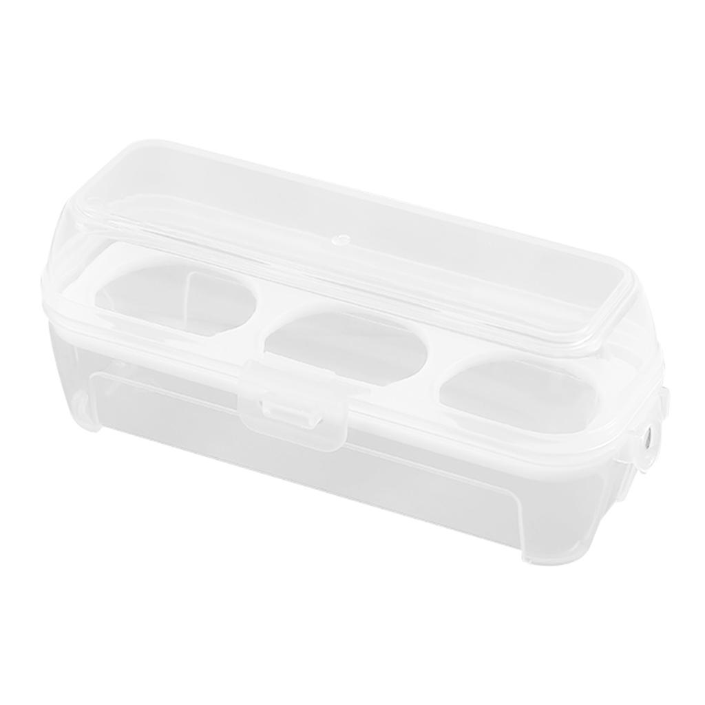 Portable Egg Storage Box Tray 3/4/8 Grid Transparent Shockproof Egg Container Waterproof Egg Tray Kitchen Organizer For Outdoor