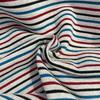 New Extra-large Vintage Striped Short-sleeved Printed T-shirt