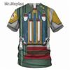 Darth Vader Theme 3D Print Sports Quick-dry Breathable T-shirt Men Cosplay Street Casual Fashion Short Sleeve Clothes Top Summer