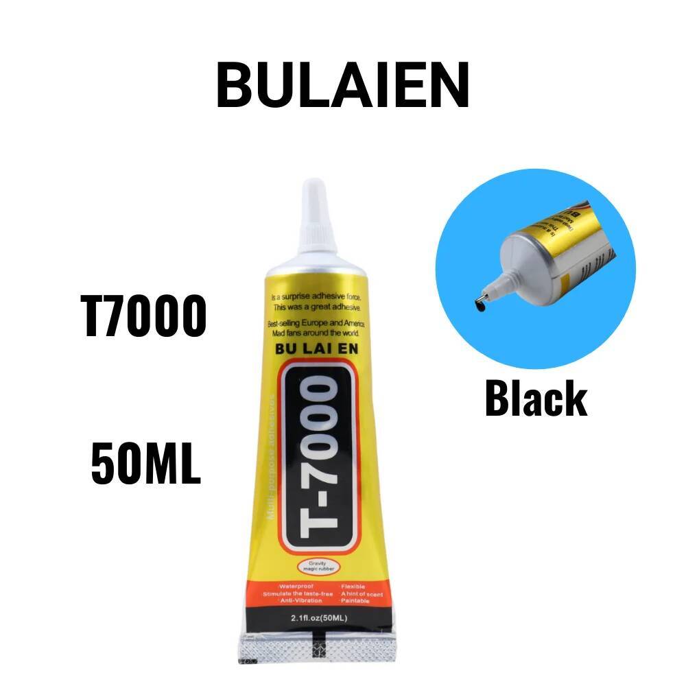 

15 мл 50 мл 110 мл Bulaien T7000 Черный Контактный DIY Клей Ремонтный Адгезив С Наконечником-Аппликатором