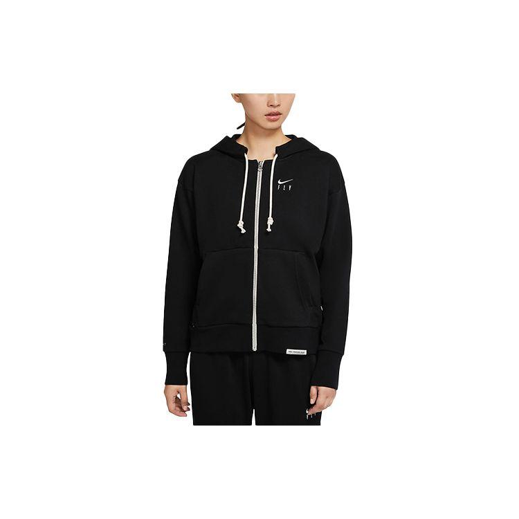 Nike Standard Issue Full Zip Basketball Hoodie Women outerwear Black CU3794-010 S