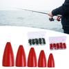 50Pcs Fishing Weight Sinkers Kit Rustproof Corrosion Resistant Saltwater Freshwater Metal Lead Fishing Weights Set