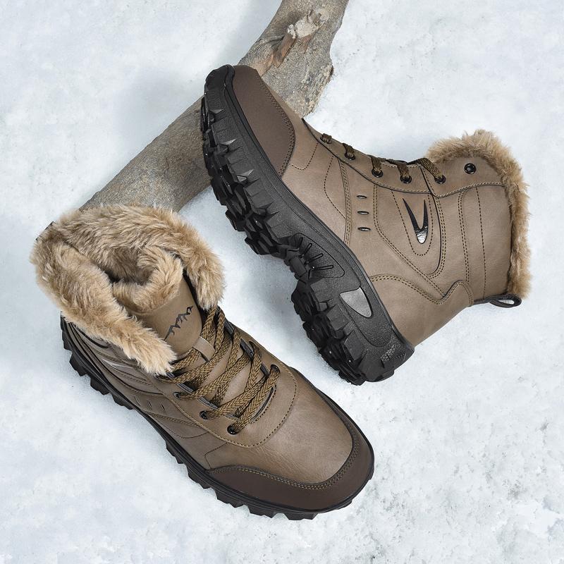 Men Winter Snow Boots Super Warm Women Hiking Boots Men's Outdoor Sneakers Men Winter Boots