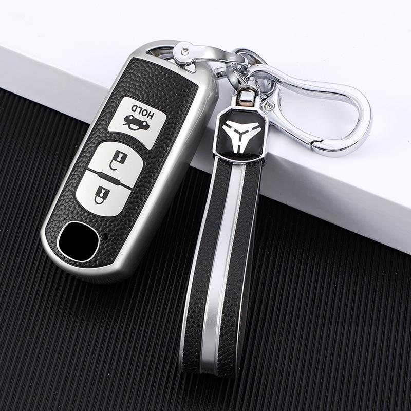Mazda Angkesaila Leather Key Cover for CX4, Atenza, CX5, Mazda 3