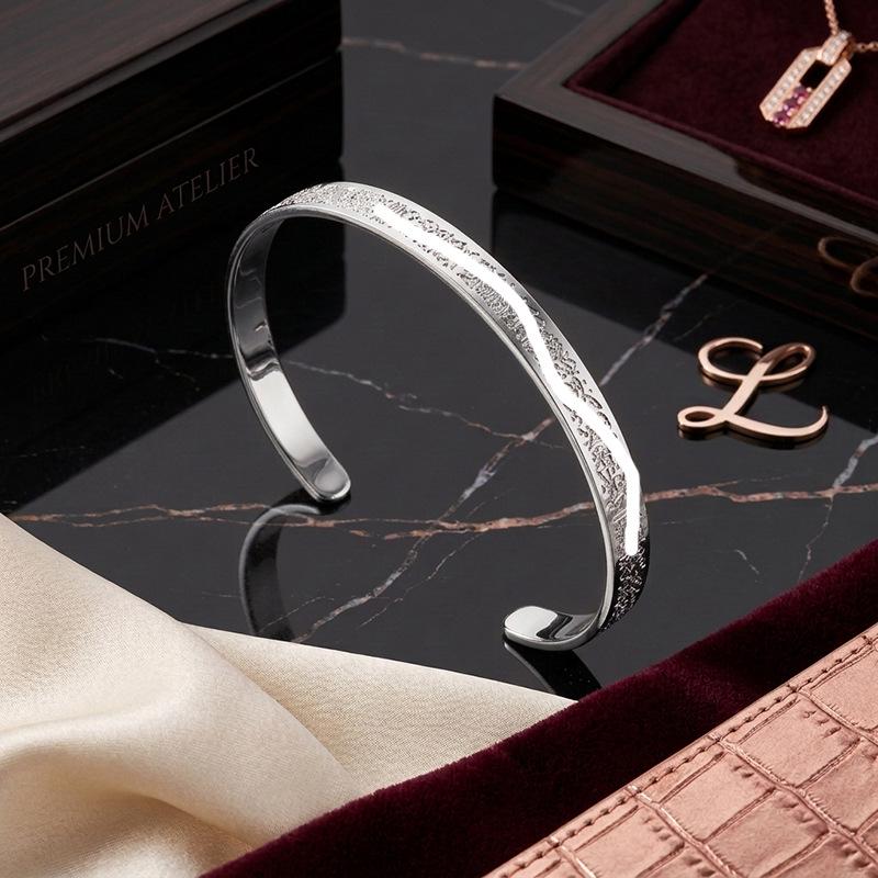 Stainless Steel Rune Bracelet: Unique, Versatile, Unisex C-Shaped Design