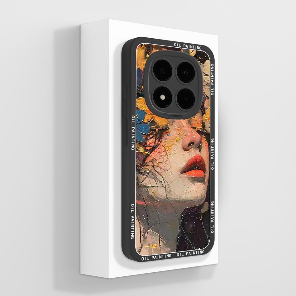 Für Redmi Note 15 Pro Plus Handyhülle Hübsche Blumen Weiches Flüssigsilikon Vollständige Abdeckung Hülle Für Redmi Note15 Stoßfest Funda