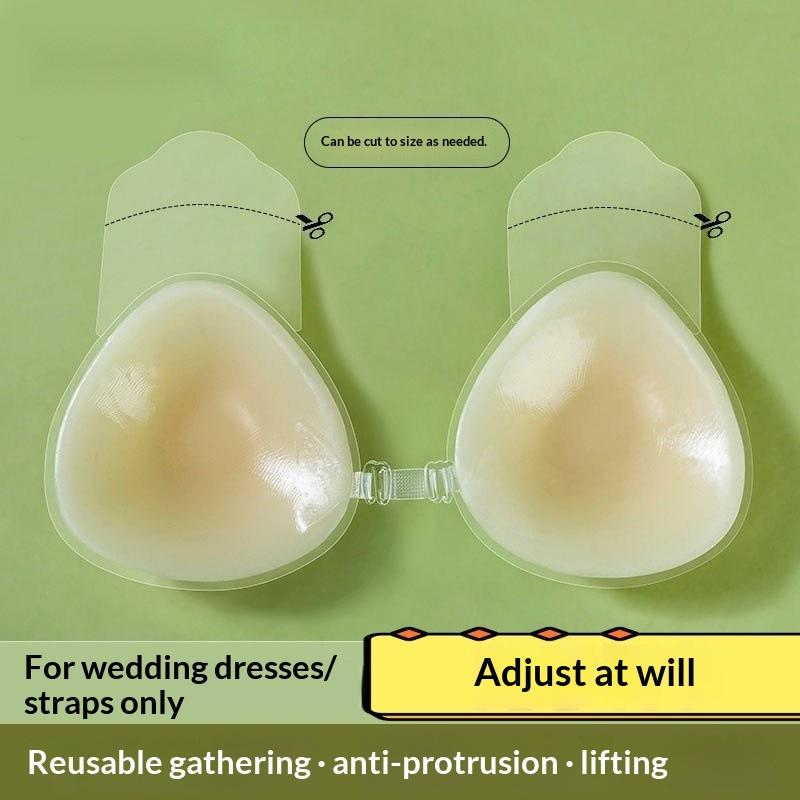 1Pair Silicone Nipple Covers Seamless Reusable Skin-Friendly Liners Adhesive Breast Boob Tape Invisible Chest Stickers